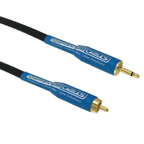 coaxial 3.5mm|Premium Phantom Cables Digital Coax RCA Male To 3.5mm.